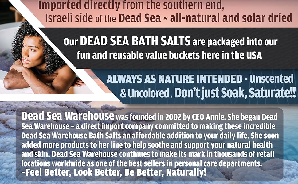 Dead Sea Bath Salts