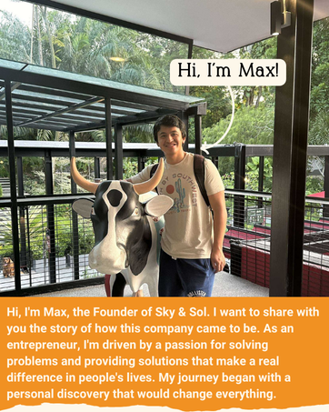 Found and CEO Max telling his story