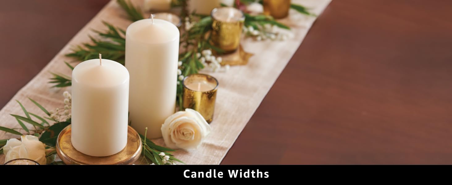 The serene glow of these candles illuminating your bath, transforming it into a spa retreat.