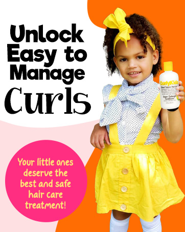 CurlyKids mixed texture hair care 9