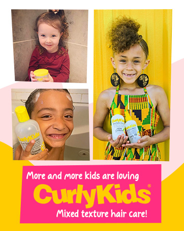 CurlyKids mixed texture hair care 8