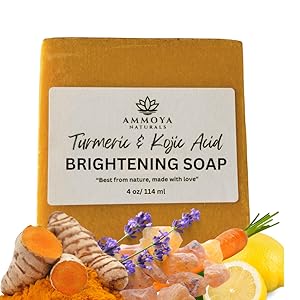 Larger turmeric soap bar