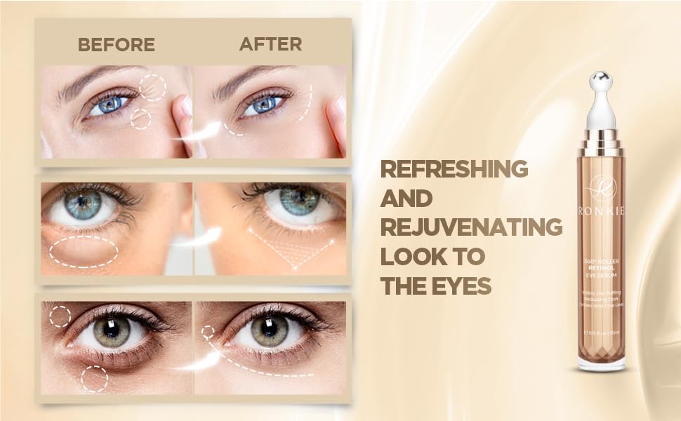Retinol Eye Serum Hydrate Eye Area Reduce Wrinkles and Fine Lines