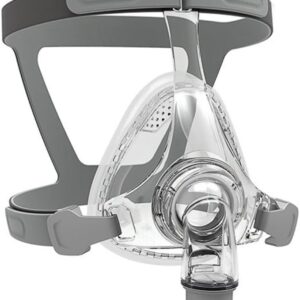 CPAP Mask, Universal Full Face CPAP Masks with Headgear, Frame, Elbow/Swivel and Cushion, Universal Replacement Headgear for Full Mask (S)