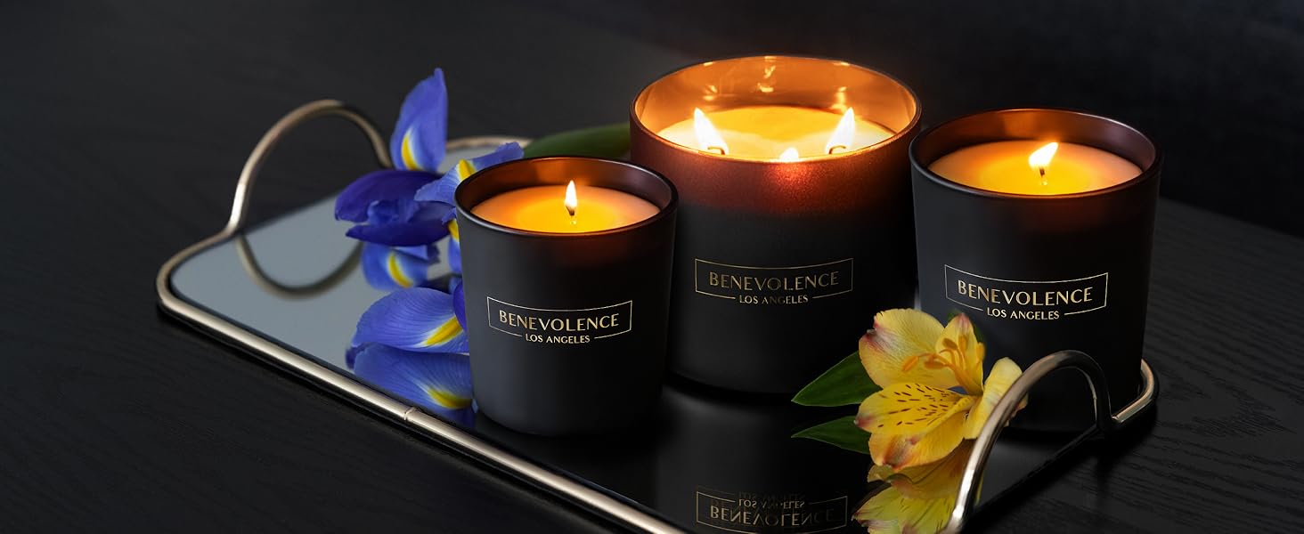 scented soy candles, jar candles for home scented, natural aromatherapy bathroom shelf decor aroma