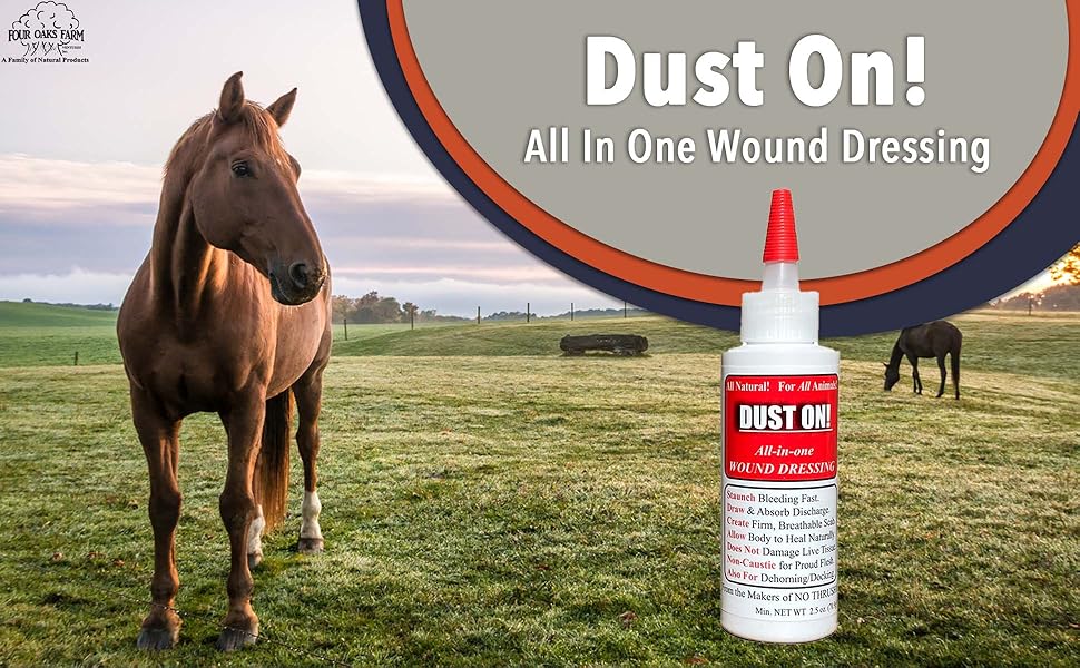 Dust On! All-in-One Wound Dressing Application Detail