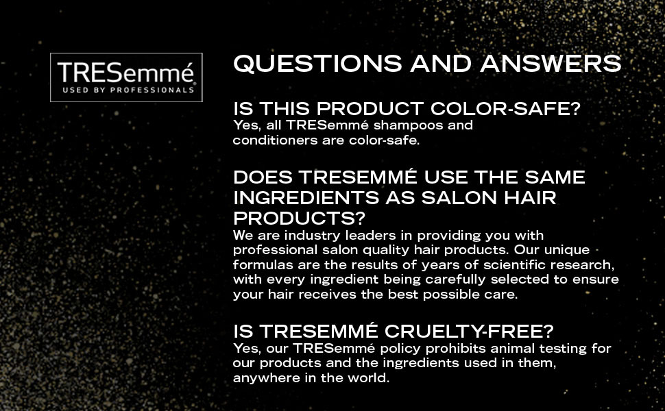 TRESemme Questions and Answers