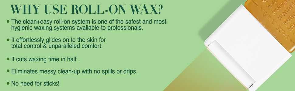 Clean + Easy Professional Waxing Spa System, Large Roll-on Wax Warmer, Unit Only (20V)