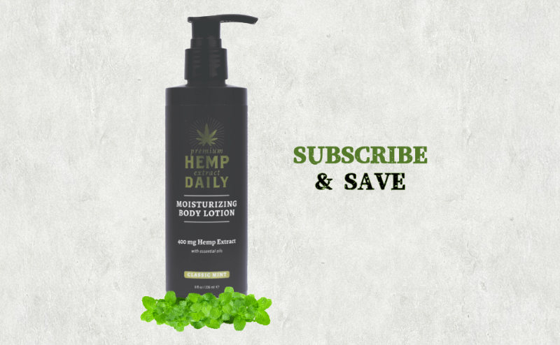 Hemp Daily Moisturizing Body Lotion subscribe and save