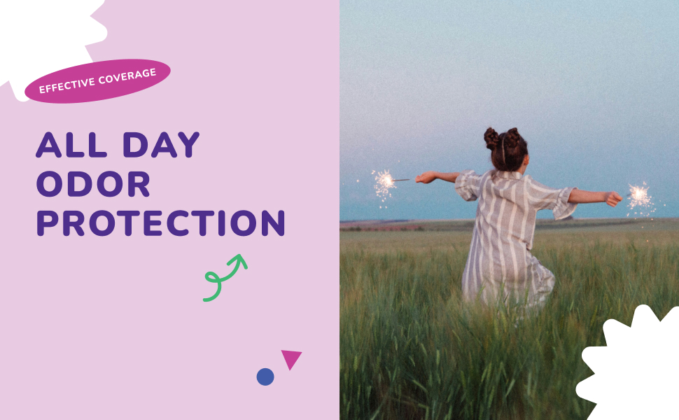 All day odor protection