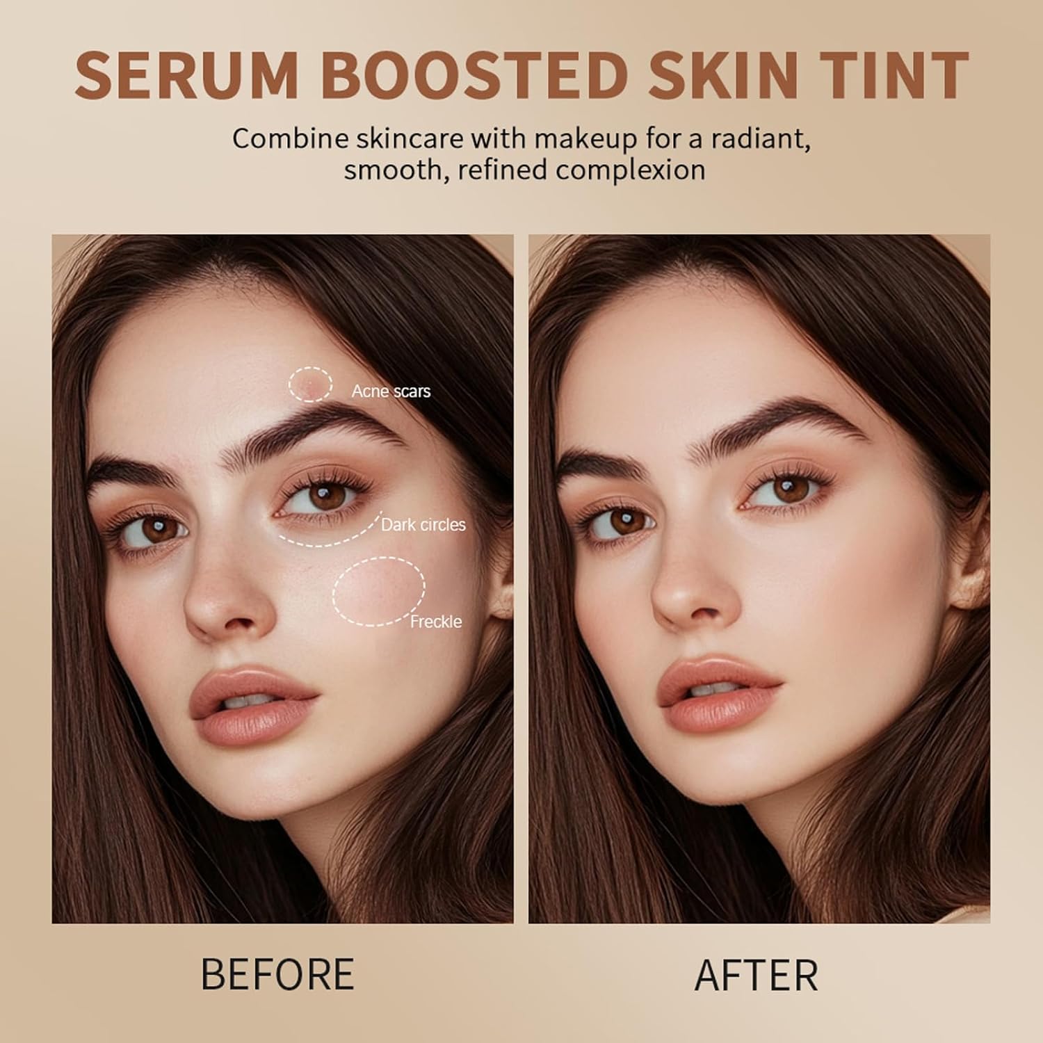 Hydrating Beauty Balm Serum Tinted Moisturizer Stick, Lightweight Flawless Radiant Dewy Finish, Sheer to Medium Coverage, All-Day Wear (Shade 4, 1ct) - Image 5