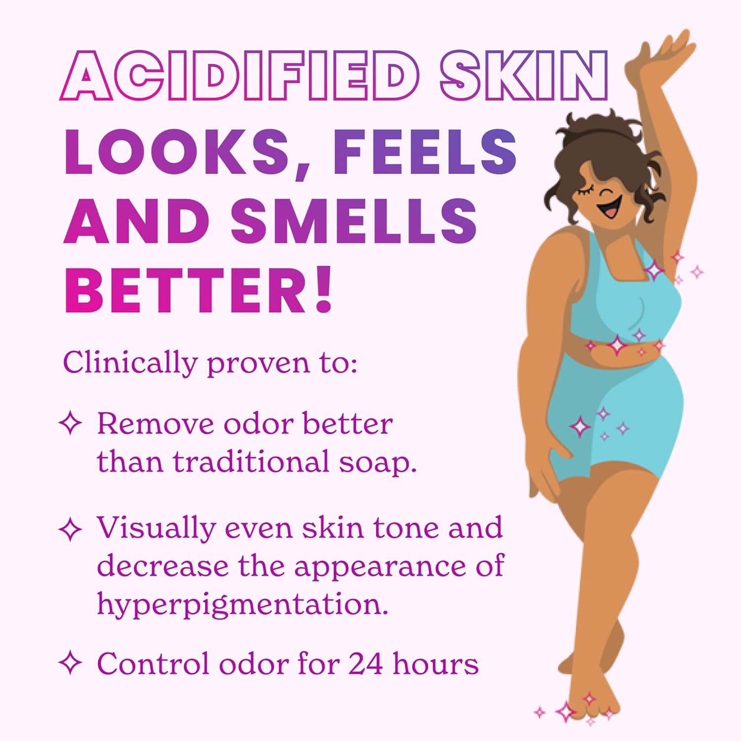 Lume Acidified Body Wash - 24 Hour Odor Control - Removes Odor Better than Soap - Moisturizing Formula - Formulated Without SLS or Parabens - OB/GYN Developed - 8.5 ounce (Lavender Sage) - Image 5