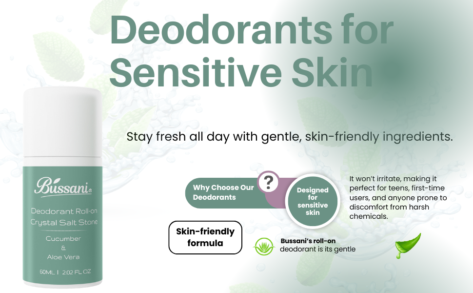 Deodorant for sensitive skin