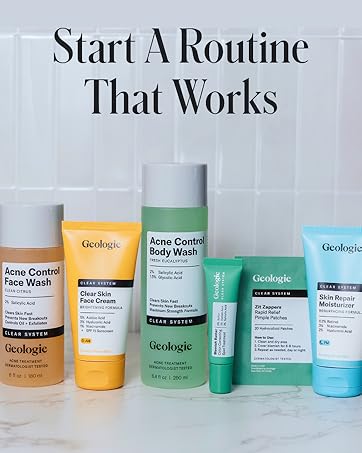 Geologie Skin Repair Moisturizer Face Cream Clear System Retinol