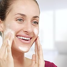 Cleanse skin with a gentle yet effective cleanser morning and night