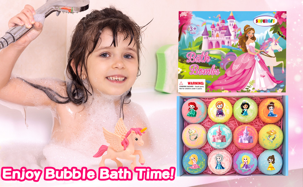 Princess bath bombs