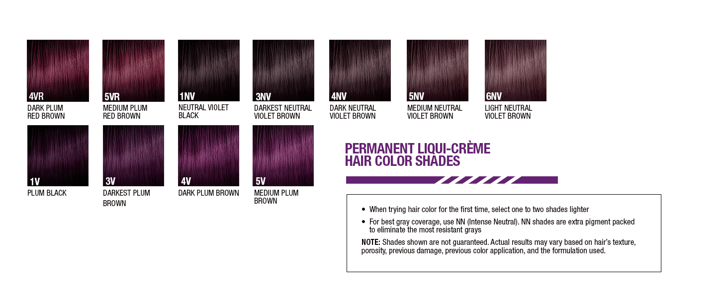 Liqui-Crème Hair Color Violets SHADES