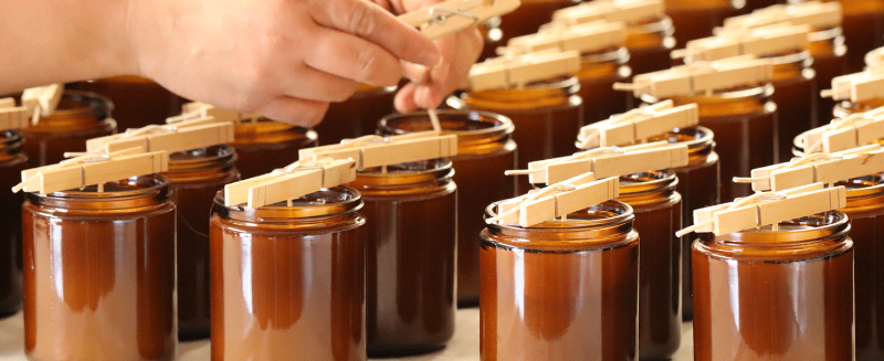 Handmade candles