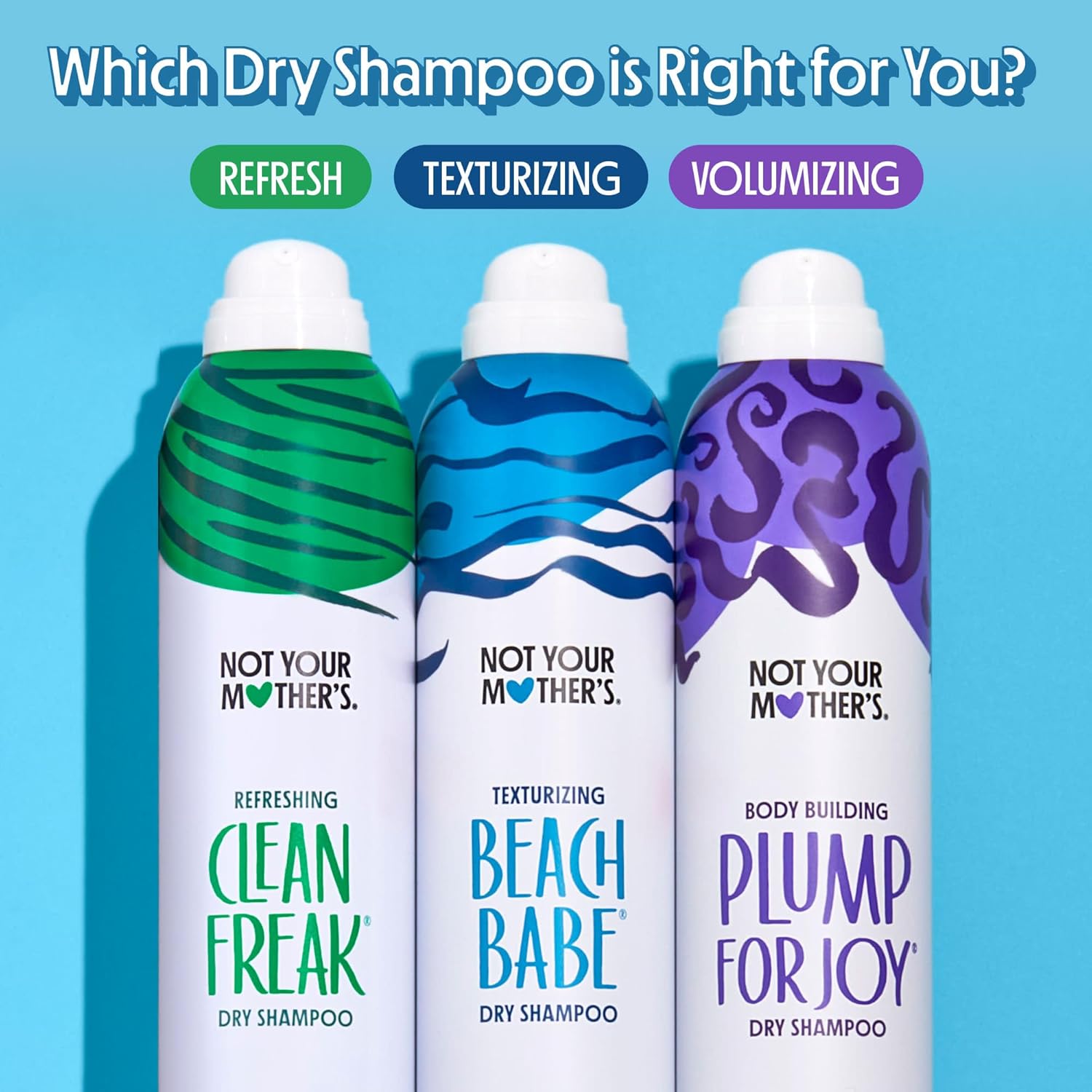 Not Your Mother's Plump for Joy Jumbo Dry Shampoo (2-Pack) - 12 oz - Dry Shampoo for Ultimate Hair Oil Absorption - For All Hair Types - Image 4