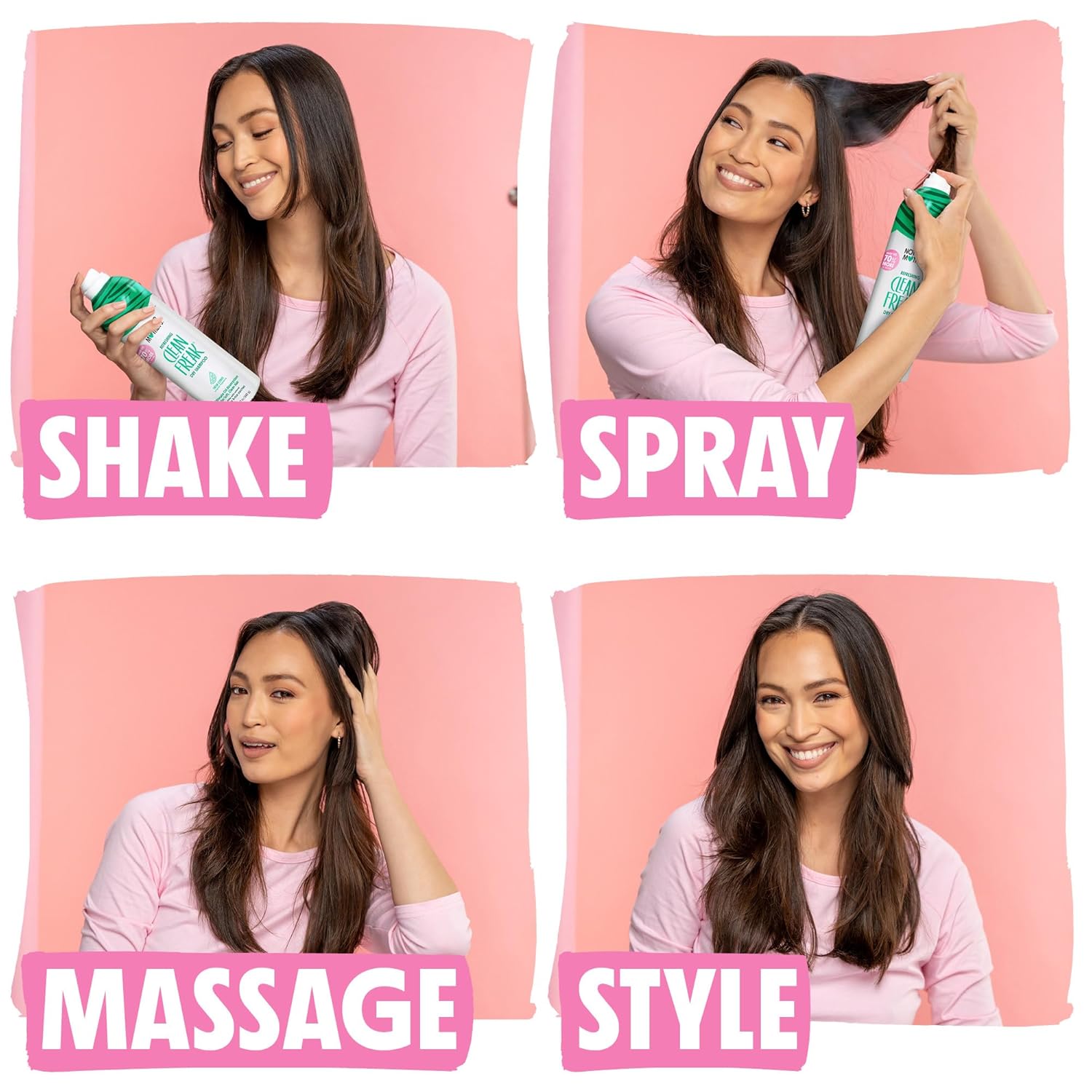 Not Your Mother's Plump for Joy Jumbo Dry Shampoo (2-Pack) - 12 oz - Dry Shampoo for Ultimate Hair Oil Absorption - For All Hair Types - Image 5