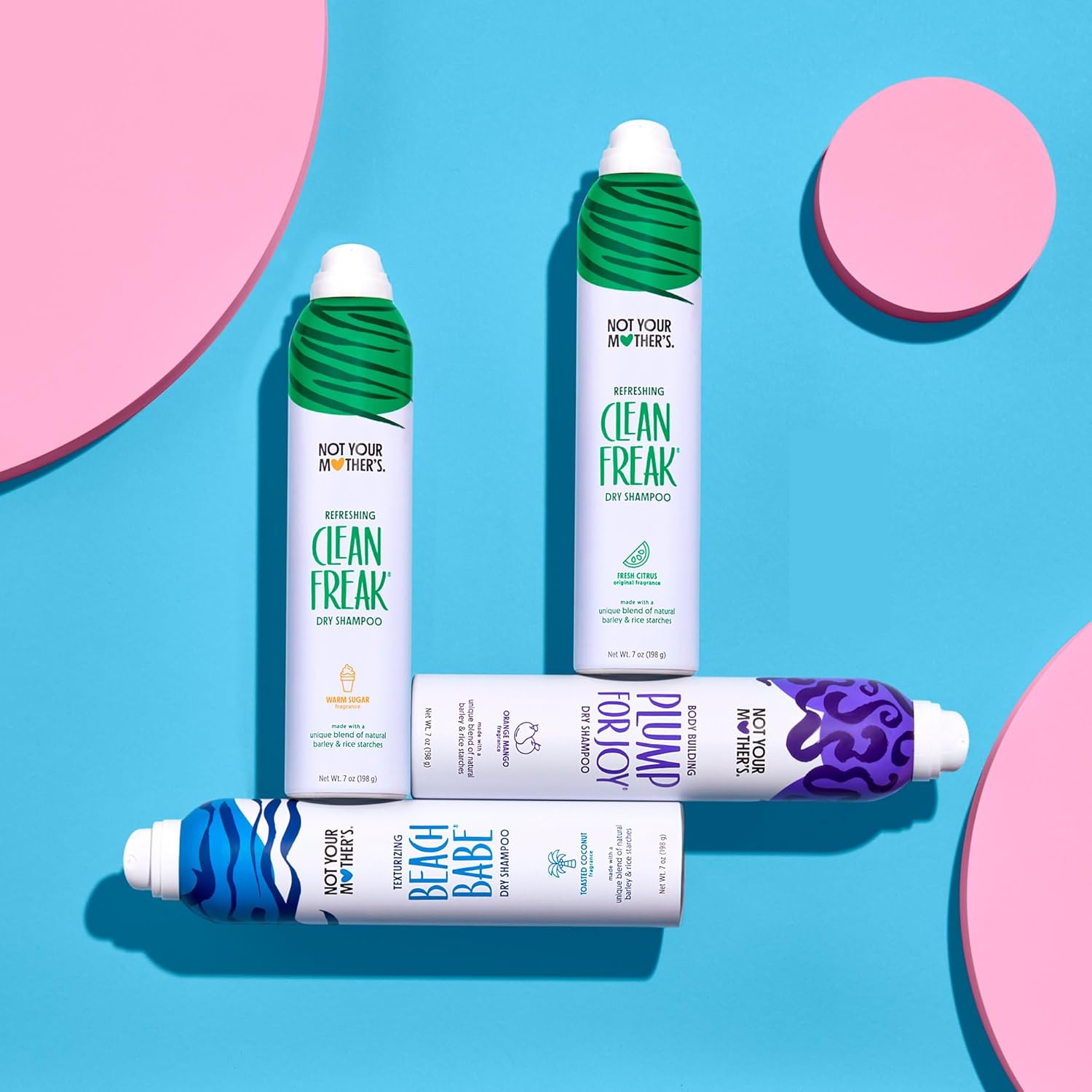 Not Your Mother's Plump for Joy Jumbo Dry Shampoo (2-Pack) - 12 oz - Dry Shampoo for Ultimate Hair Oil Absorption - For All Hair Types - Image 7
