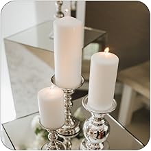 holiday decorations cotton wick unscented set of 4 candles dripless smokeless
