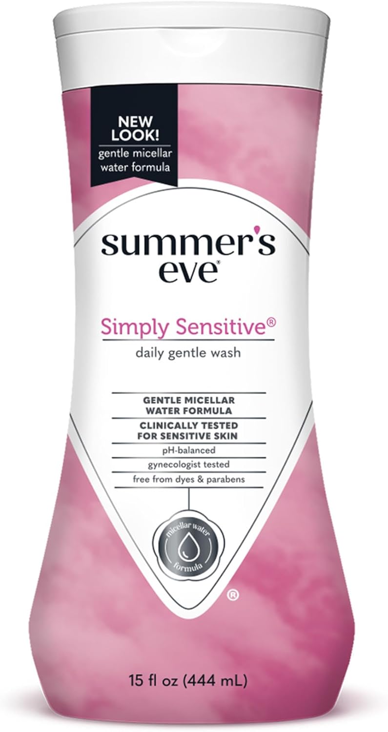 Summer's Eve Simply Sensitive Fragrance-Free Gentle Body Wash 15 oz 2 Pack - Image 2