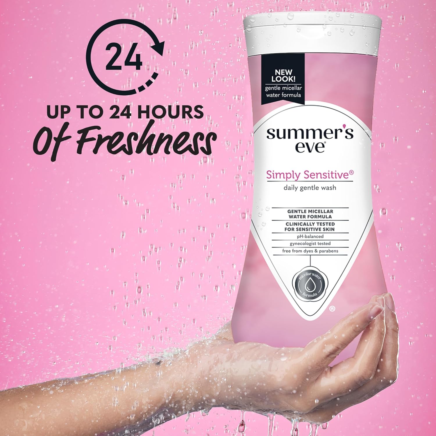Summer's Eve Simply Sensitive Fragrance-Free Gentle Body Wash 15 oz 2 Pack - Image 3