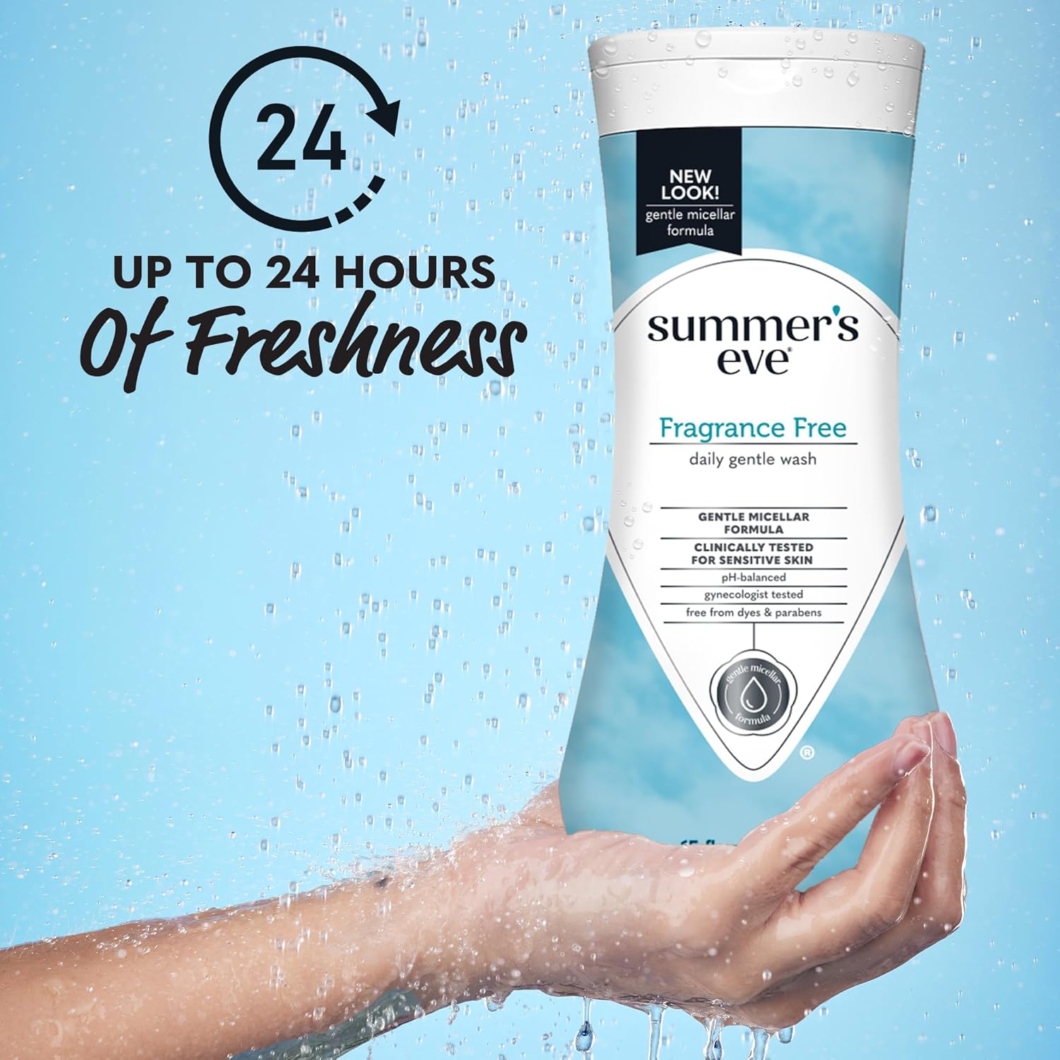 Summer's Eve Simply Sensitive Fragrance-Free Gentle Body Wash 15 oz 2 Pack - Image 6