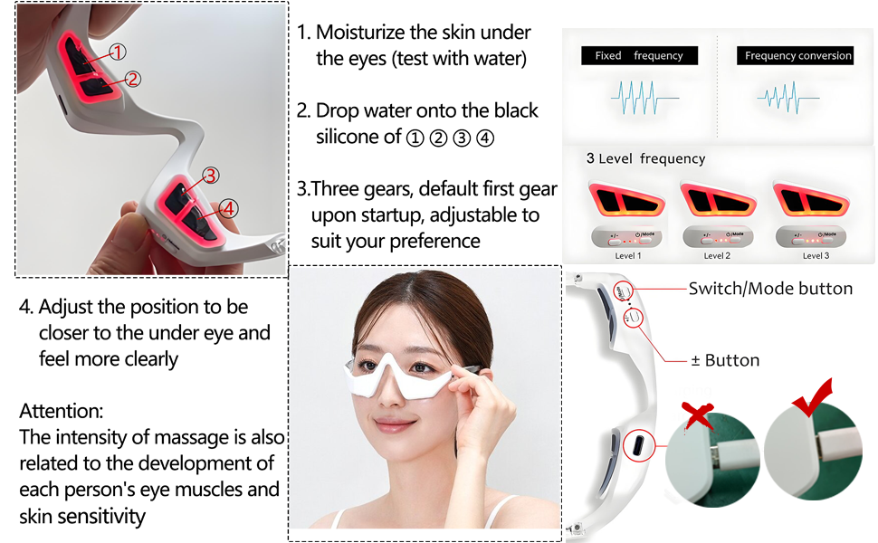revital eyes red light glasses