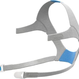 ResMed AirFit/AirTouch F20 Headgear - Replacement CPAP Headgear - Frame System & Full Face Cushion Not Included - Premium CPAP Accessories - Large, Blue