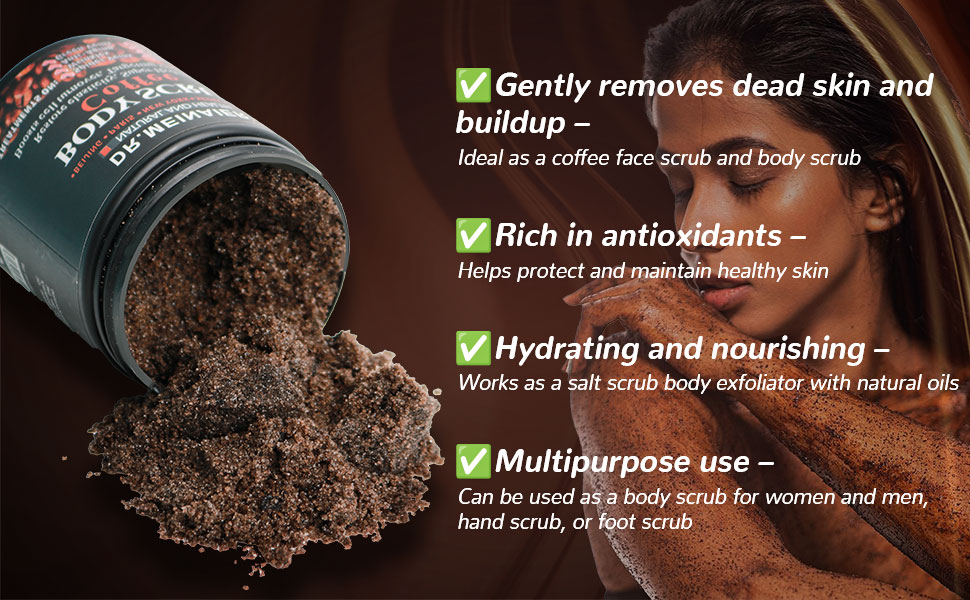brown sugar scrub, coffee scrub, natural body scrub, coffee scrub body exfoliator, 