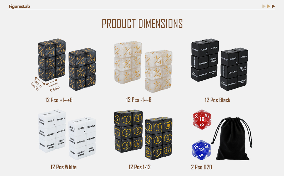 MTG Dice Set