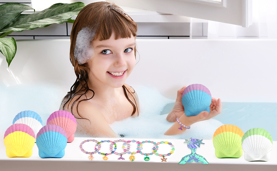 bath bombs for kids with surprise inside