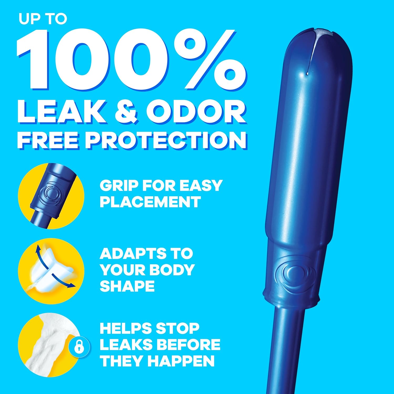 Tampax Pearl Trio Pack Tampons 47 Count Unscented Regular Super Super Plus LeakGuard Braid - Image 3
