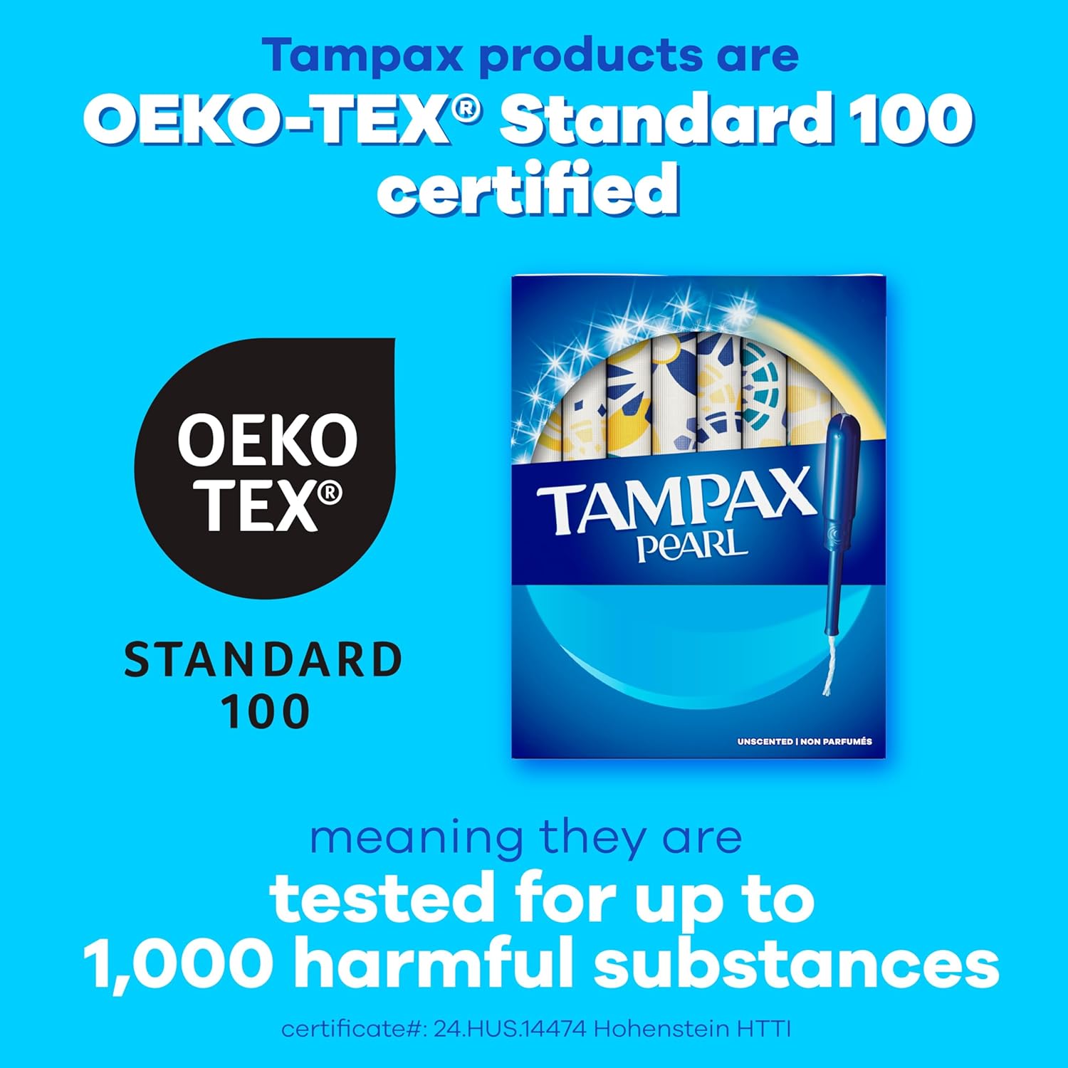 Tampax Pearl Trio Pack Tampons 47 Count Unscented Regular Super Super Plus LeakGuard Braid - Image 9