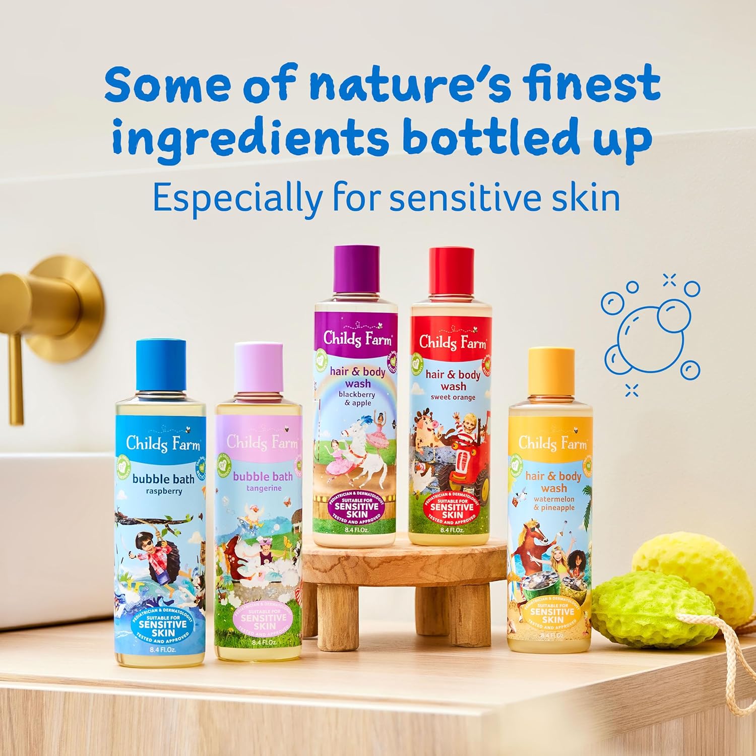 Childs Farm, Kids Hair & Body Wash for Dry, Sensitive Skin, Organic Sweet Orange, Gently Cleanses, Vegan, Cruelty-Free, 8.4 Fl Oz - Image 7