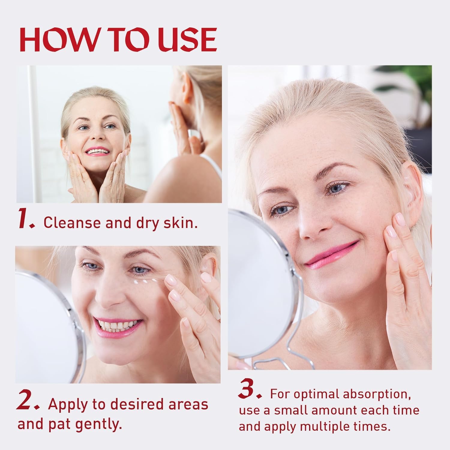 Instant Eye & Face Lift Cream: Rapid Under Eye Bags Wrinkles Puffiness Remover for Women and Men in 60 Seconds -Temporary Firming & Tightening Treatment - Wrinkle Filler 0.67oz - Image 6