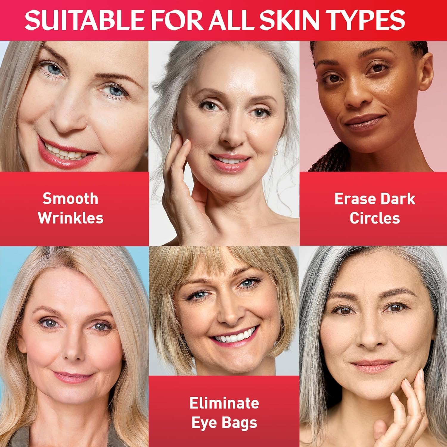 Instant Eye & Face Lift Cream: Rapid Under Eye Bags Wrinkles Puffiness Remover for Women and Men in 60 Seconds -Temporary Firming & Tightening Treatment - Wrinkle Filler 0.67oz - Image 7
