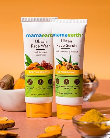 Mamaearth Ubtan Face Wash & Scrub