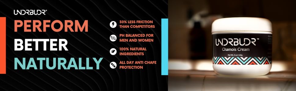 Chamois Cream Perform Better Naturally Banner