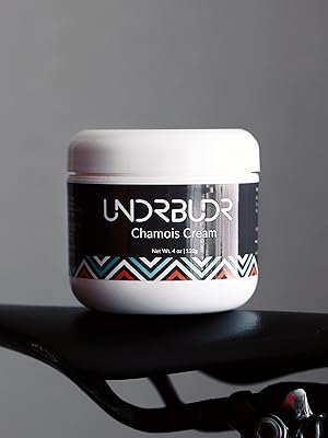 Chamois cream on saddle