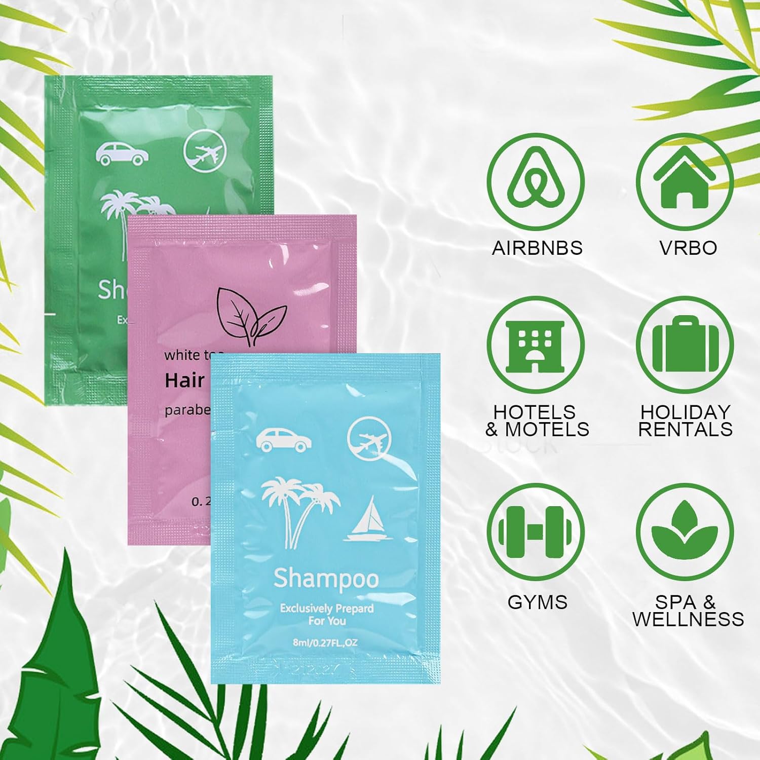 Body Wash Shampoo Conditioner Set Travel 0.28fl Oz,Travel Size Shower Gel Set,Shampoo and Conditioner Travel Bulk,Hotel Supplies Bulk Hygiene Kits for Homeless Guests Hotel (20) - Image 5