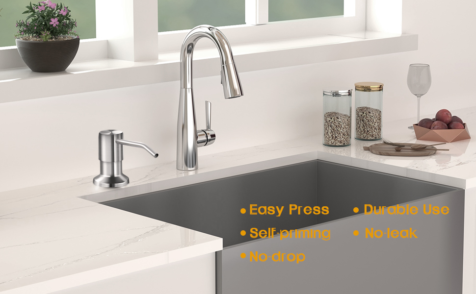 Kitchen soap dispenser