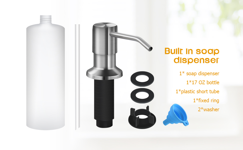 soap dispenser for kitchen sink