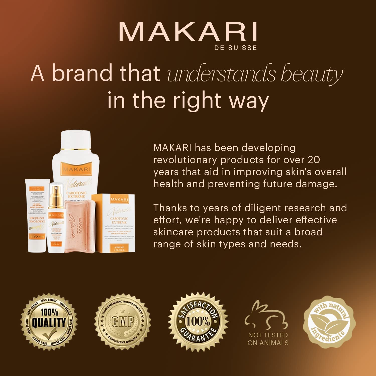 MAKARI Naturalle Carotonic Extreme Skincare Bundle | Brightening Body Glycerin & Glow Renewing Face Cream | For Radiant Skin, Scar Fading, and Anti-Aging - Image 9