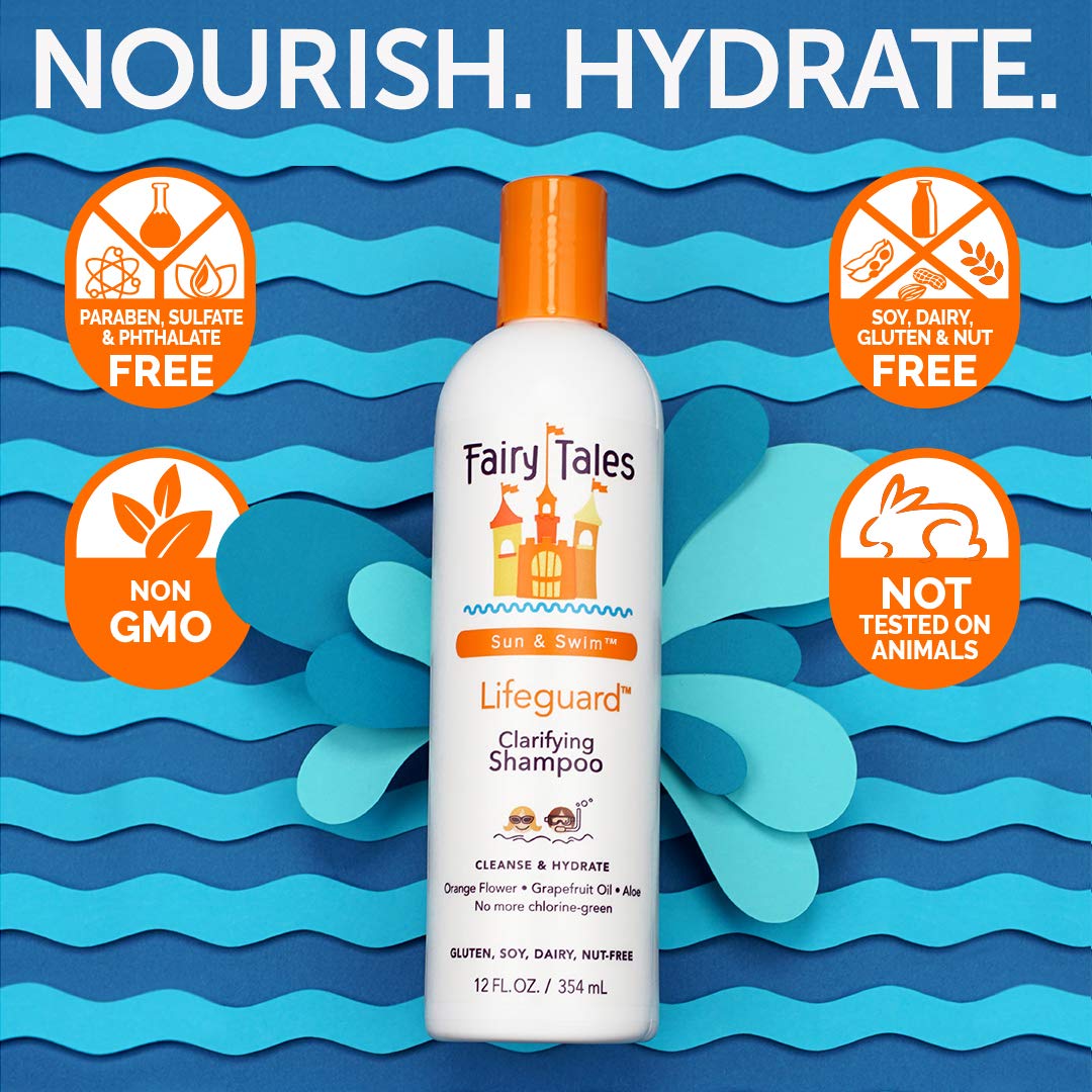 Fairy Tales Swim Shampoo, Conditioner, and Spray for Kids- 3 pack | Made with Natural Ingredients in the USA | No Parabens, Sulfates, or Synthetic Dyes - Image 3