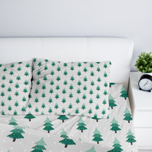 Flat set pillowcase flat and fitted sheet
