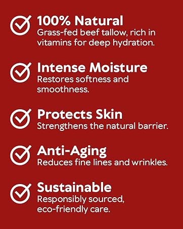 Beef Tallow Balm for Skin