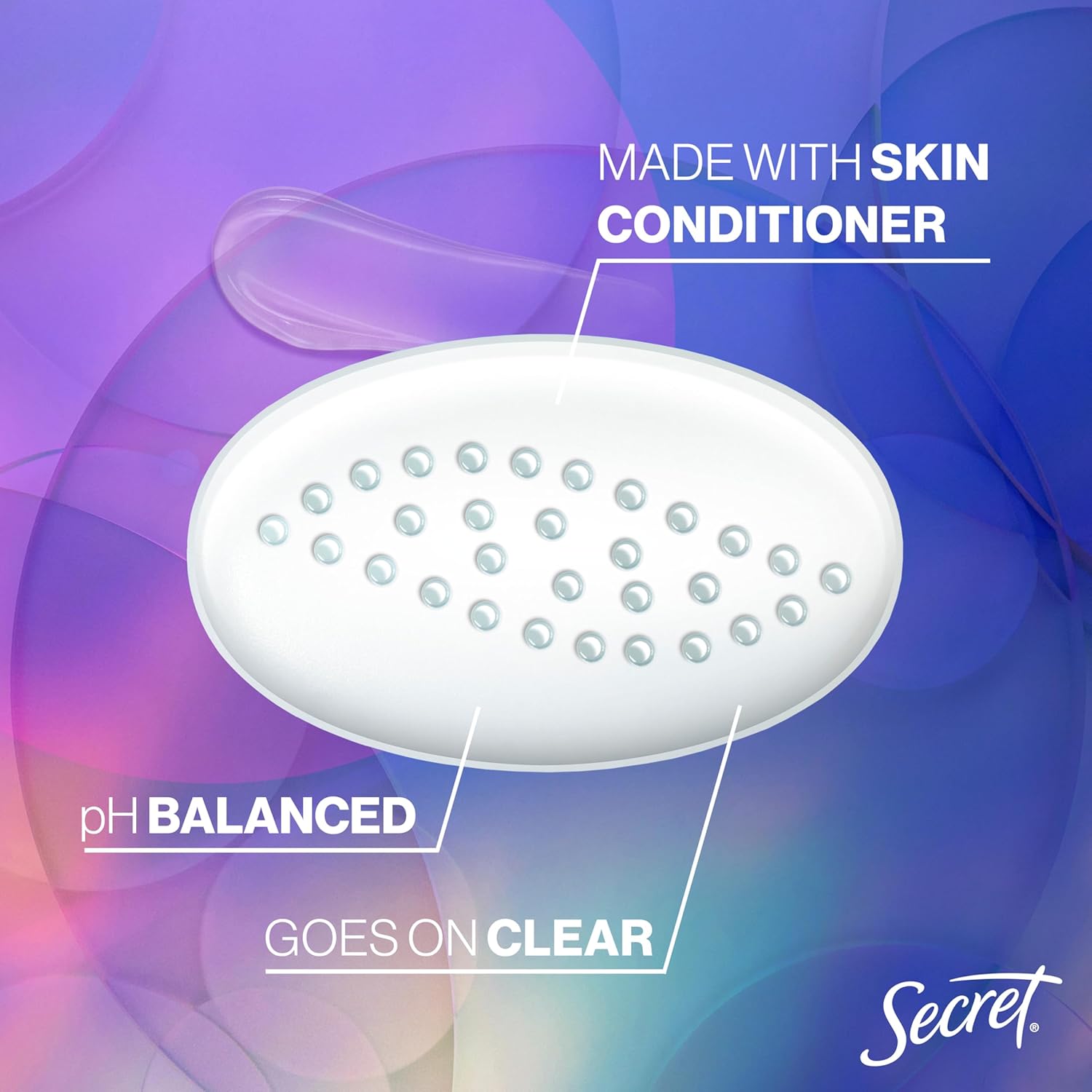 Secret Fresh Antiperspirant Deodorant for Women, 72hr Breathable Sweat & Odor Protection, Instant Freshness & Gentle, PH Balancing Minerals, Clear Gel, Refreshing Berry Scent, 3.4 oz - Image 4